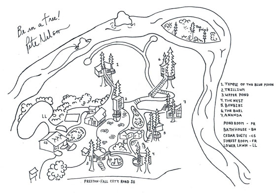 Treehouse Point Property Map